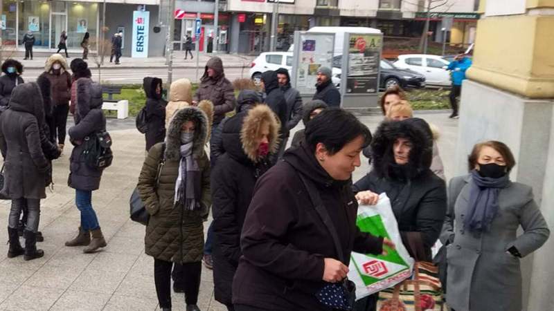 Protest malih privrednika u Užicu 1