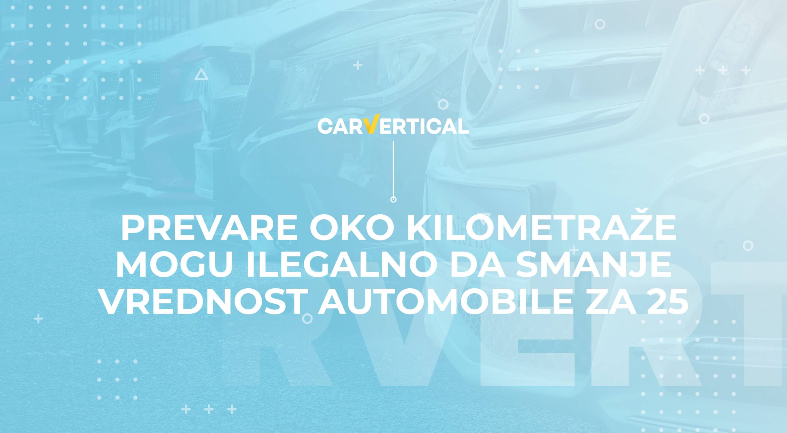 Vraćanje kilometraže umanjuje vrednost automobila čak za 25 odsto 4