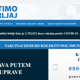 Sve informacije o vakcinaciji i vakcinama u Srbiji na novom sajtu Vlade 4