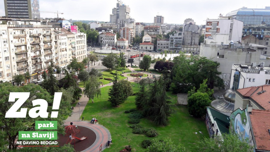 Pokret Ne davimo Beograd pokrenuo peticiju “Za park na Slaviji” 1