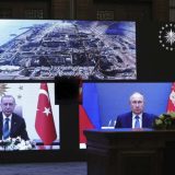 Erdogan i Putin simbolično otvorili gradilište trećeg nuklearnog reaktora u Turskoj 2