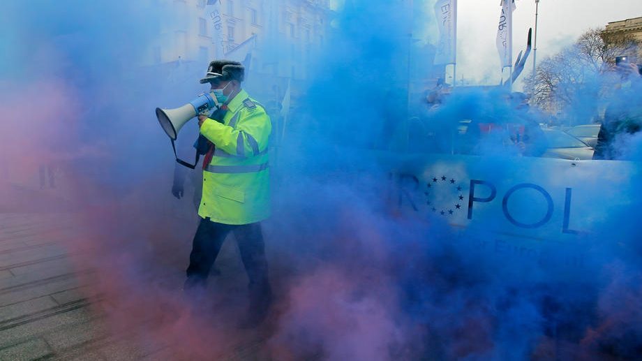 Rumunski policajci demonstrirali zbog smanjenja primanja i loših uslova rada 1