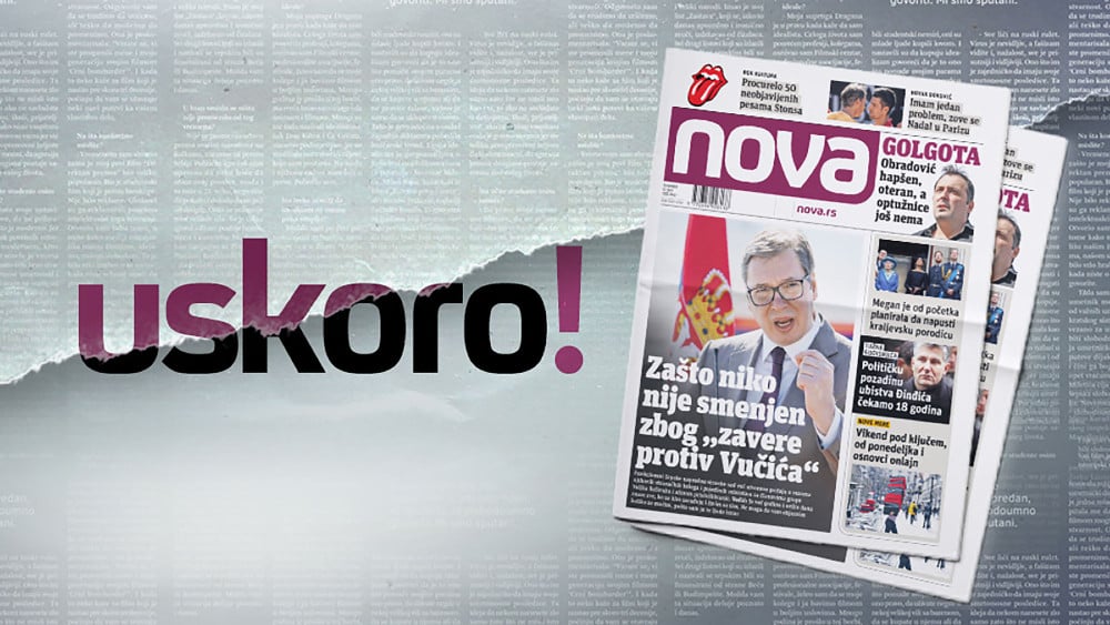 Novine "Nova" od 30. juna na kioscima 1