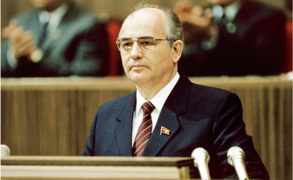 Mikhail Gorbachev, Russian communist leader in 1986