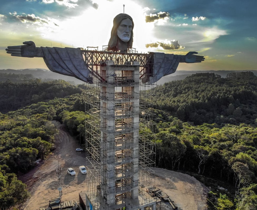 Christ the Protector statue, Encantado, Brazil