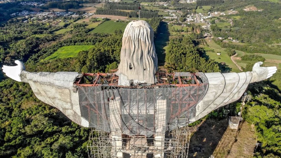 Christ the Protector statue, Encantado, Brazil