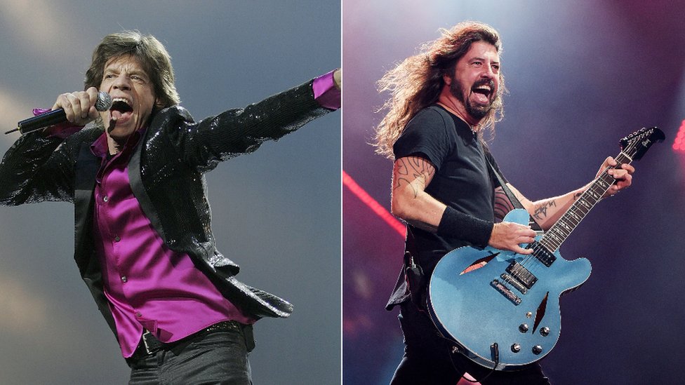 Muzika, korona virus i Mik Džeger: „Divim se ljudima koji su izdržali sa decom u dvosobnim stanovima tokom karantina" 3 Mick Jagger and Dave Grohl