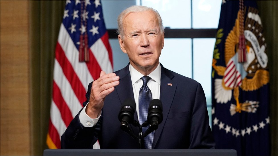 Odnosi Moskve i Vašingtona: Amerika uvodi sankcije Rusiji zbog sajber napada 1 US President Joe Biden speaks from the Treaty Room in the White House, in Washington, DC, USA, on 14 April 2021, about the withdrawal of the remainder of US troops from Afghanistan.