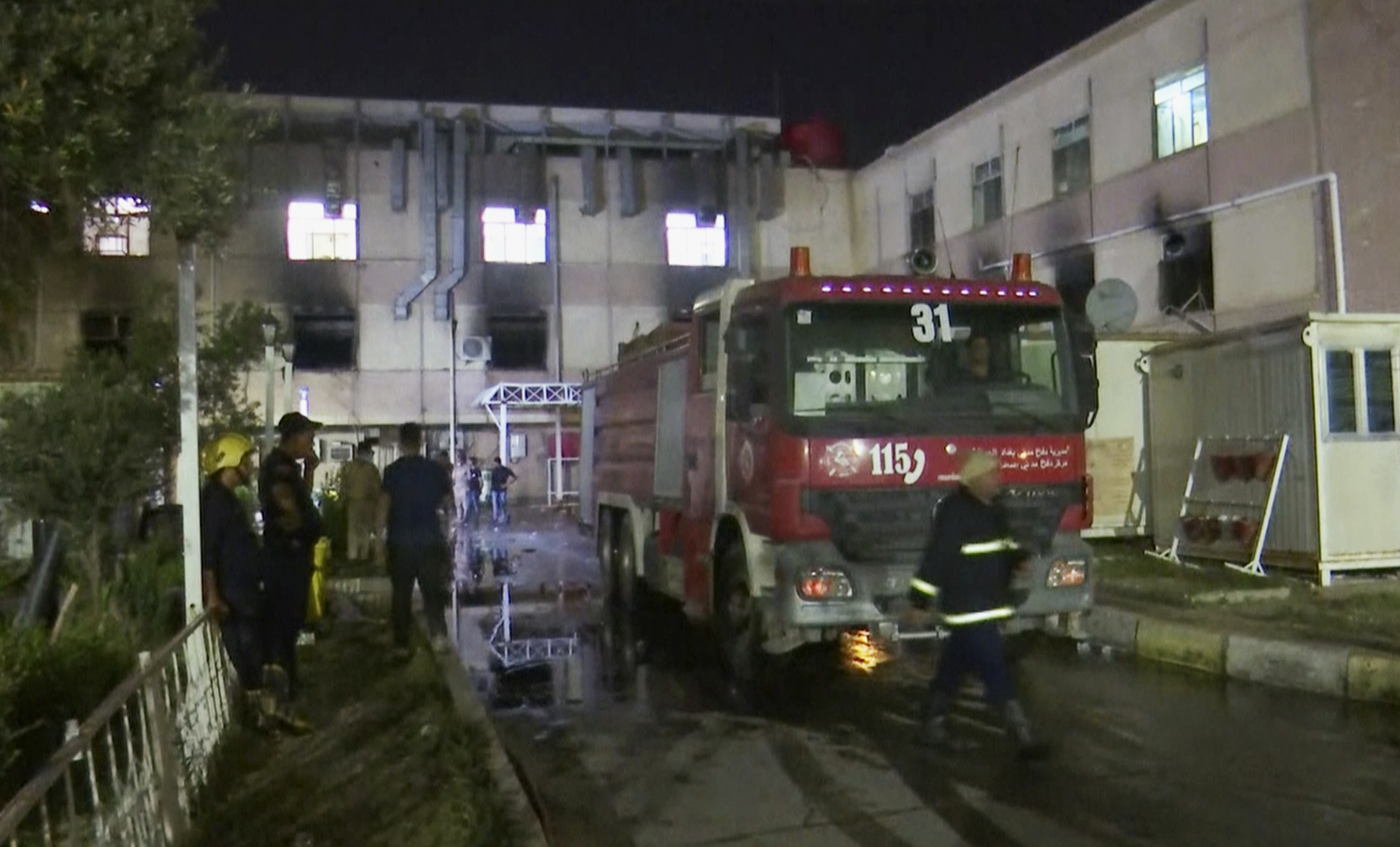 MUP Iraka: U požaru u kovid bolnici u Bagdadu 82 osobe poginule, 110 povređenih 2