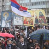 Igranjem kola ispod spomenika Stefanu Nemanji završen skup protiv vakcinacije 12