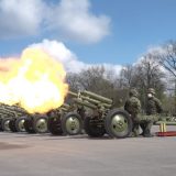 Počasna artiljerijska paljba na Kalemegdanu povodom "Dana Beograda" (FOTO) 13
