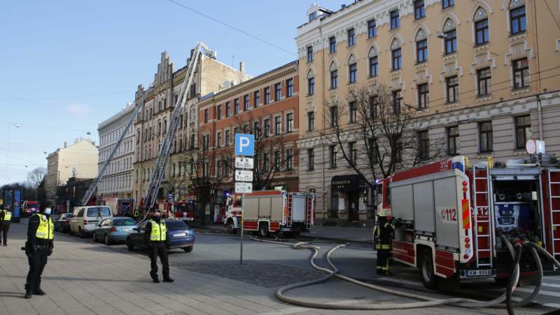 Požar u hostelu u centru Rige, osmoro mrtvih 1