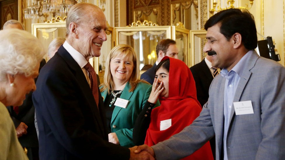 Malala Jusafzai, kraljica i vojvoda od Edinburga
