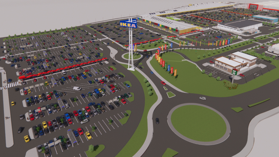 IKEA započela gradnju trgovačkog centra AVA Shopping Park, 1