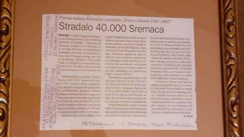 Tačan i profesionalan tekst o stradanju Sremaca u vreme Drugog svetskog rata 1