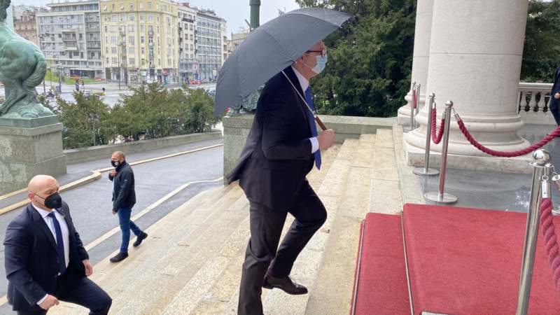 Vučić na prvom međustranačkom dijalogu o izbornim uslovima (FOTO) 1
