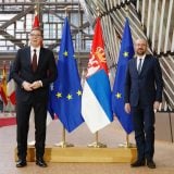 Predsednik Vučić sastao se u Briselu sa Šarlom Mišelom 6