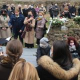 Gojković i Pištalo položili vence na mestu nekadašnje zgrade Narodne biblioteke Srbije 12