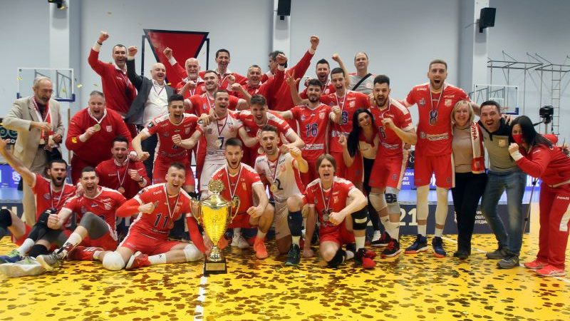 Odbojkaši Vojvodine odbranili titulu šampiona Srbije 1