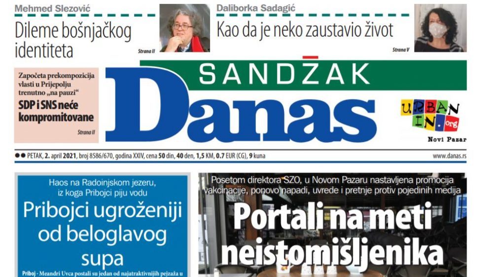 Sandžak Danas - 2. april 2021. (PDF) 1