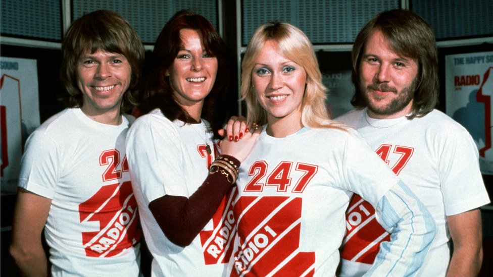 Evrovizija i ABBA: Zašto je Velika Britanija dala nula poena švedskoj grupi za pesmu Vaterlo 4 Abba are Björn Ulvaeus, Anni-Frid Lyngstad, Agnetha Fältskog and Benny Andersson