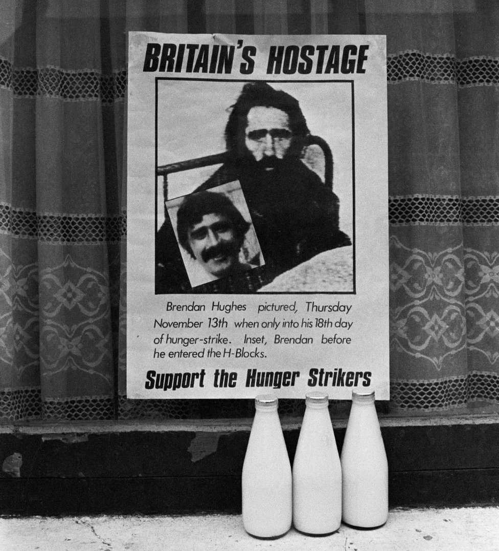 A poster appealing for support for the 1980 hunger strikers