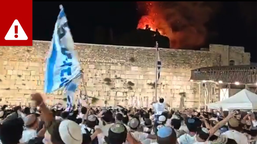 Izrael, Palestinci i sukob: Potvrđene lažne tvrdnje i dezinformacije 4 Misleading footage claimed that al-Aqsa mosque was on fire