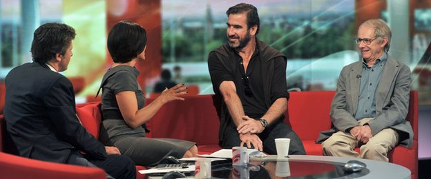 Eric Cantona on BBC Breakfast