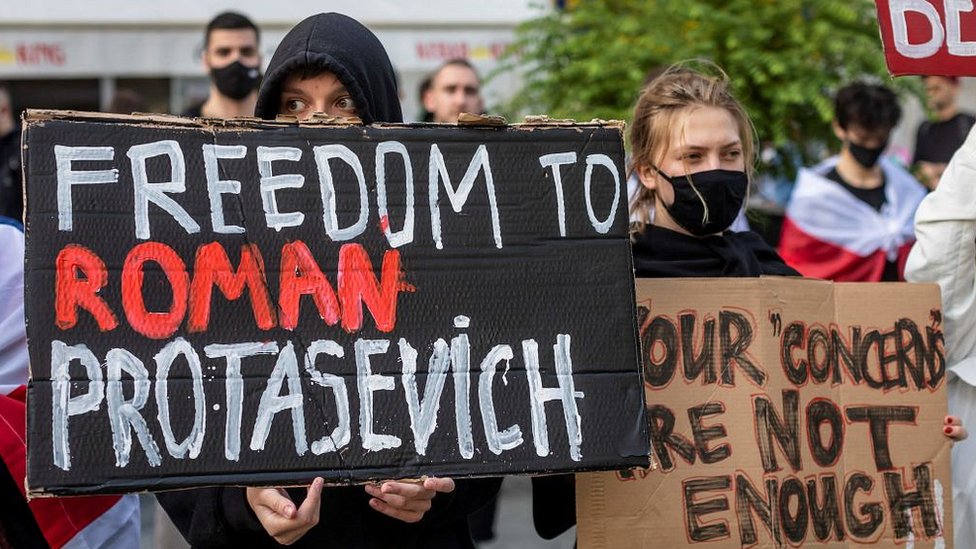 Akciя v podderžku Romana Protaseviča v Polьše