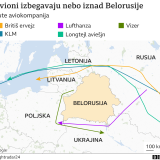 Belorusija i preusmereni avion: Lukašenko tvrdi - „sve u skladu sa međunarodnim pravilima, u letelici je bio terorista" 11