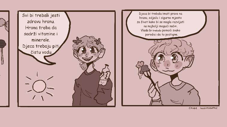 Deca poreklom iz Srbije i BiH napravila strip 1