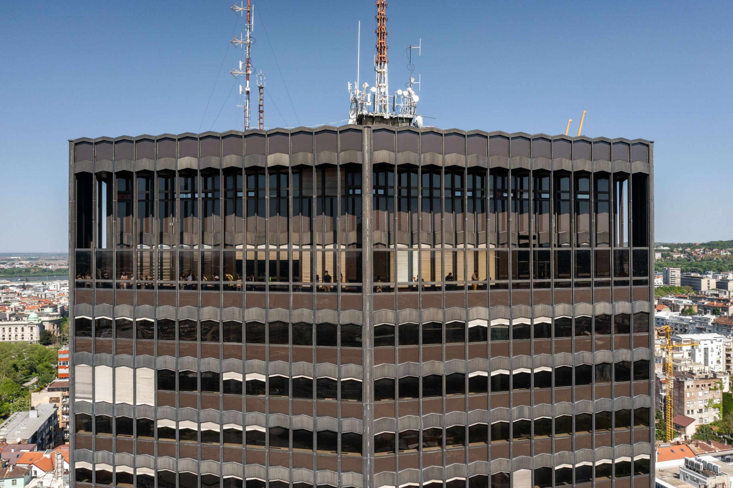 Vidikovac Beograđanke ponovo otvoren za posetioce izložbe "Nebeska vertikala“ 1