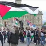 Protest podrške Palestincima u centru Novog Sada (VIDEO) 4