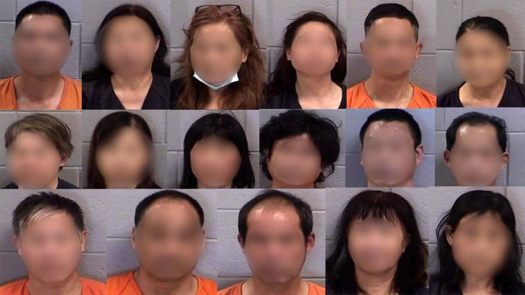 Amerika i uzgoj kanabisa: Kineski snovi na zemlji američkih Indijanaca 3 Mugshots of Xia and her coworkers