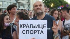 Aplauzi i ovacije za srpske košarkašice na dočeku ispred Starog dvora (FOTO) 3