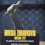 Arsenal Fest dodelio plaketu "Mikica Zdravković" muzičkom uredniku Radio Beograda 202 9