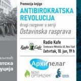 Tribina Antibirokratska revolucija: Ostavinska rasprava  10. juna u Novom Sadu   8