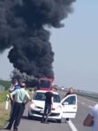 Autobus Nišekspresa izgoreo na autoputu kod Subotice (FOTO) 13