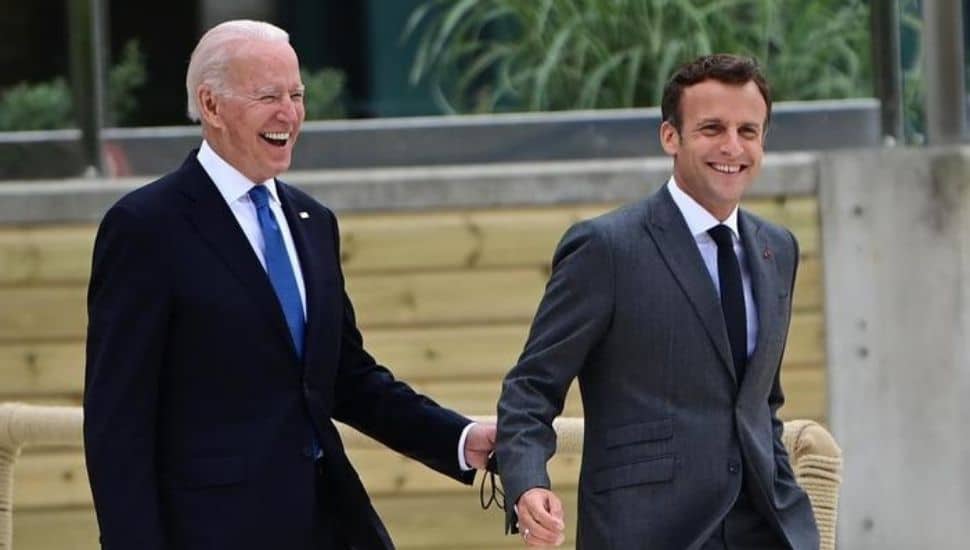 Razgovarali Bajden i Makron, potpredsednica SAD ide u posetu Francuskoj 1