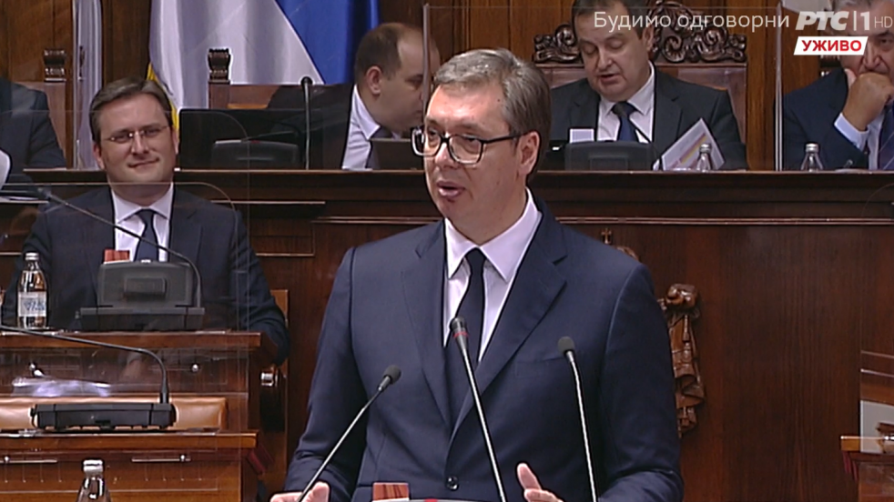 Vučić najavio da će u ponedeljak ponovo pozvati partije da im pokaže francusko-nemački plan 1