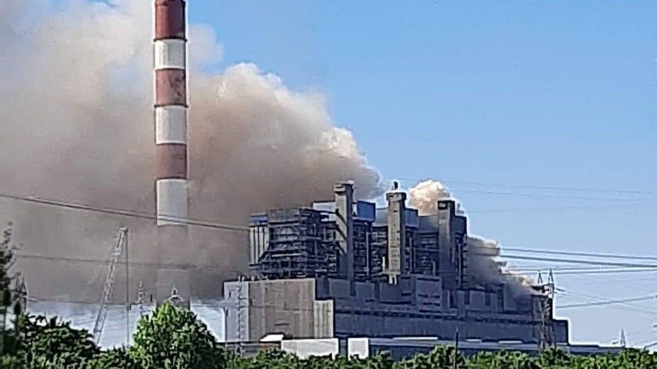 Kvar u TENT-u A, izašla velika količina pare iznad postrojenja 1