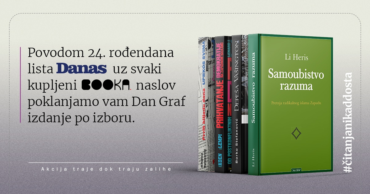 Uz kupovinu Booka knjiga poklon naslov Dan Grafa 1 Uz kupovinu Booka knjiga poklon naslov Dan Grafa 1
