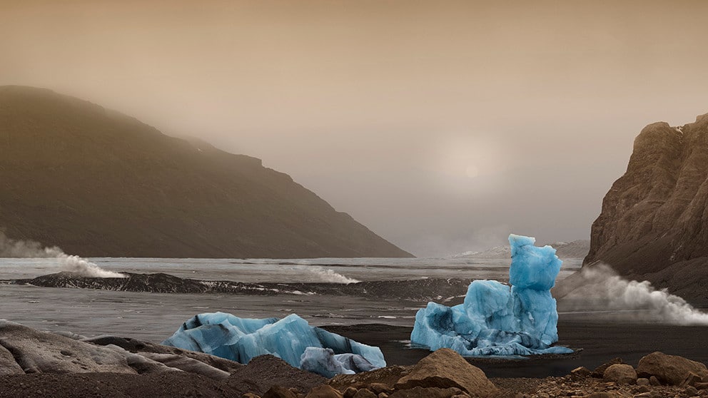 Rad "Nova zemlja" u okviru izložbe "Efekat pregleda" u Muzeju savremene umetnosti 1