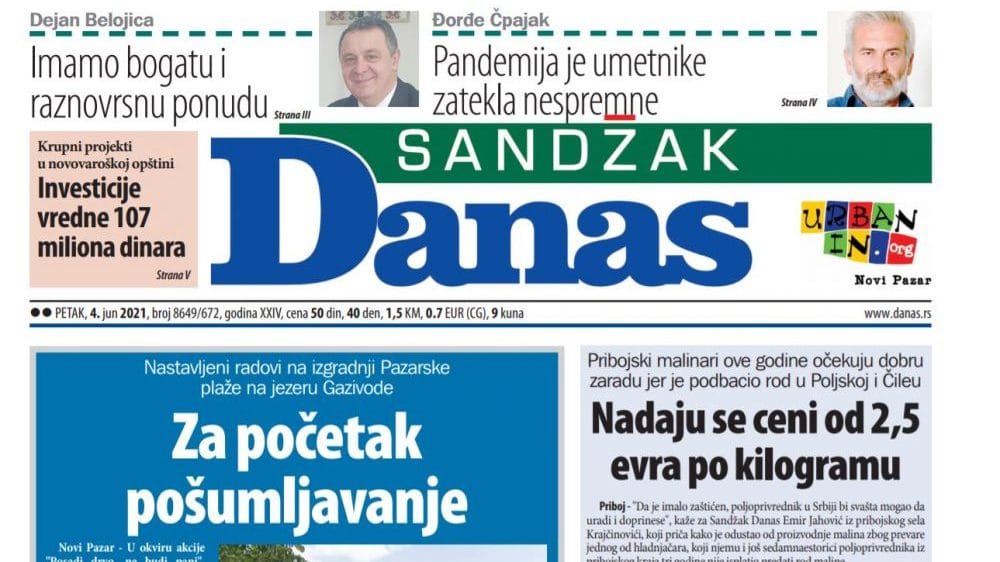 Sandžak Danas - 4. jun 2021. (PDF) 1