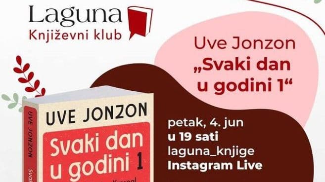 Roman Uve Jonzona "Svaki dan u godini" u 76. Laguninom književnom klubu 1