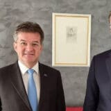 Aleksandar Vucic i Miroslav Lajcak
