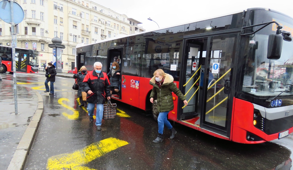 Izmene na linijama javnog prevoza u Beogradu za Božić 1