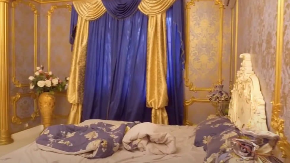Spavaća soba u luksuznoj vili