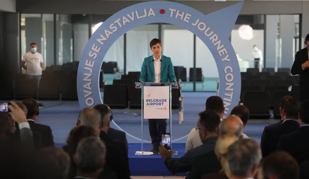 Brnabić: Koncesija beogradskog aerodroma dobar potez 1