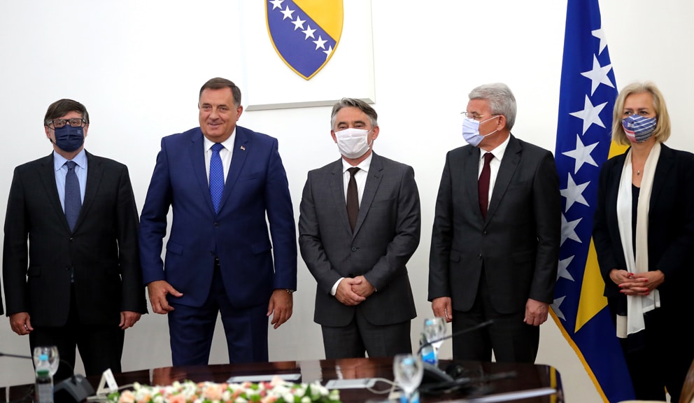 Komšić, Džaferović, Dodik i Čović na raport u Brisel 1